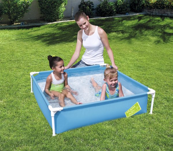Bērnu karkasa baseins "First frame pool" Zils 122x122x30.5cm