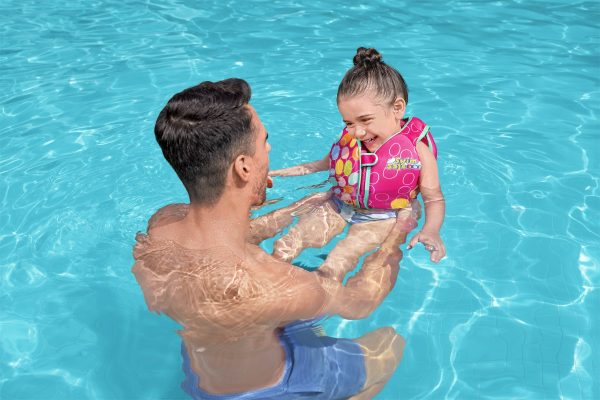 Bērnu peldveste Bestway AQUASTAR M/L (Rozā)