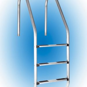 Peldbaseina trepes Flexinox MARIA 3 pakāpieni